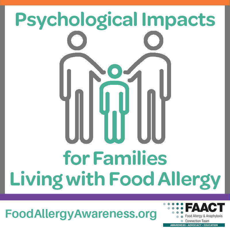 Psychological impacts of food allergies on families